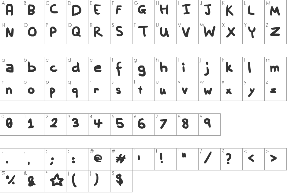 Who said I had to do my homework font character map preview