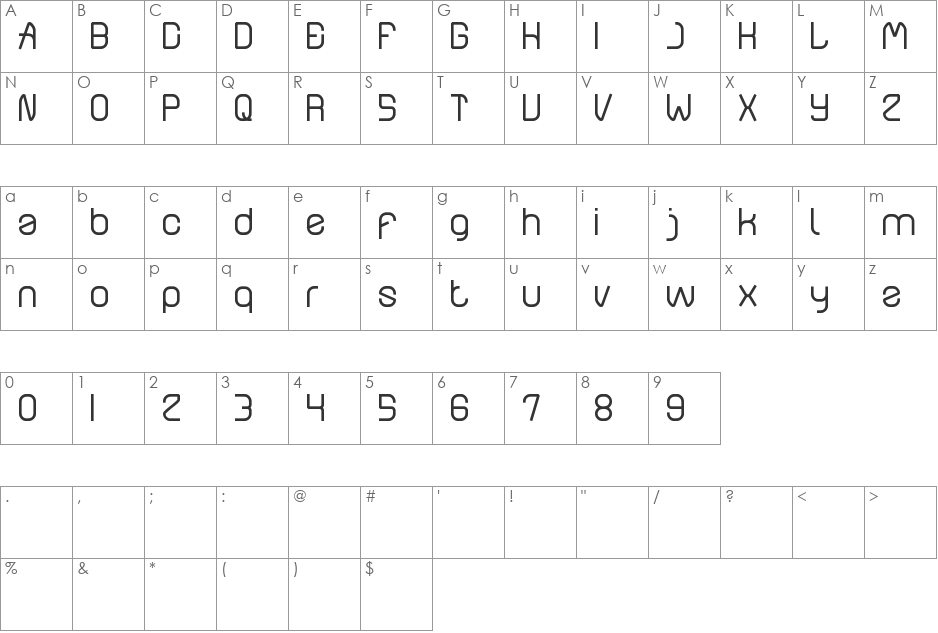 windows object font character map preview