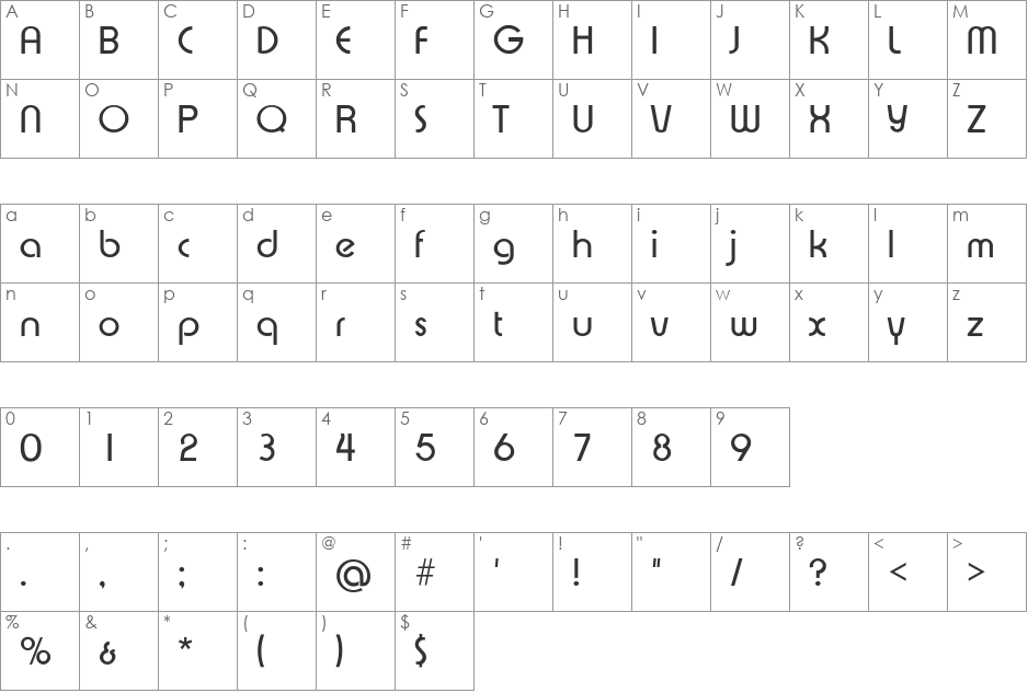 Xpressive font character map preview