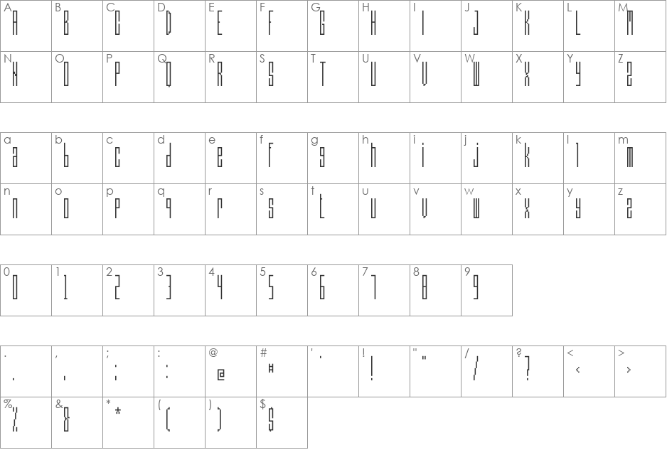 ZI_PIXEL_HIGH_24_CYR font character map preview