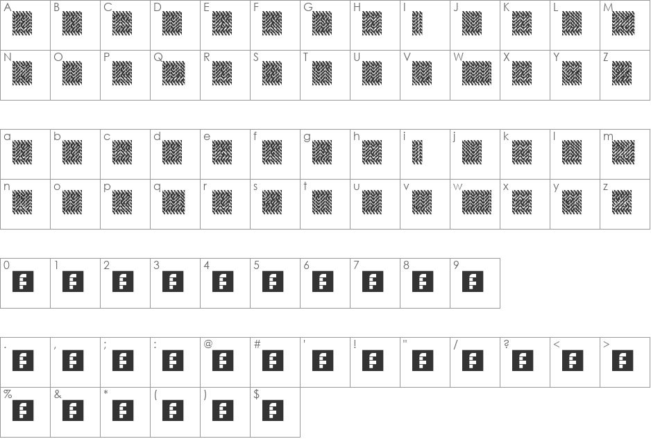 00ne Ultra Vibrate 2 font character map preview