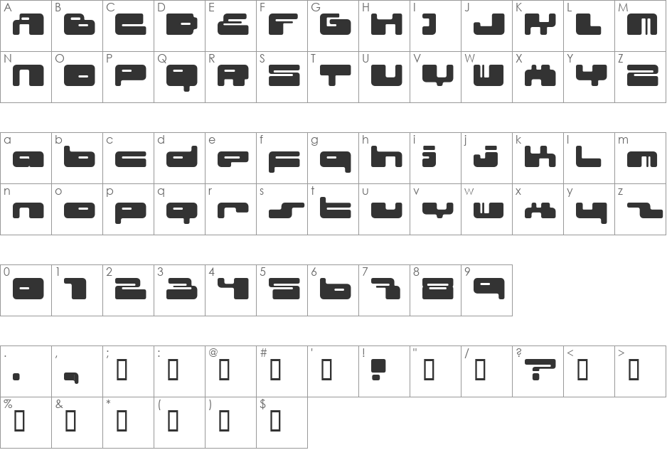 02.10 font character map preview