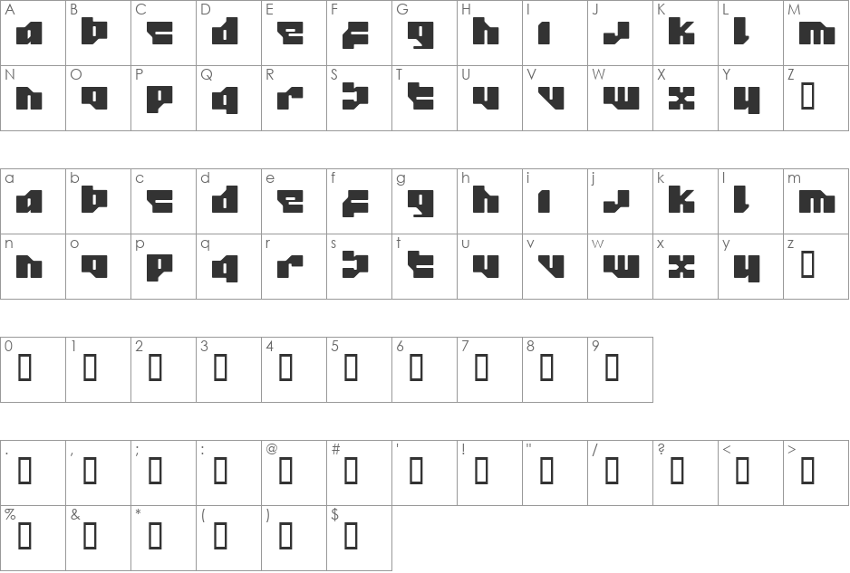 12.20 font character map preview
