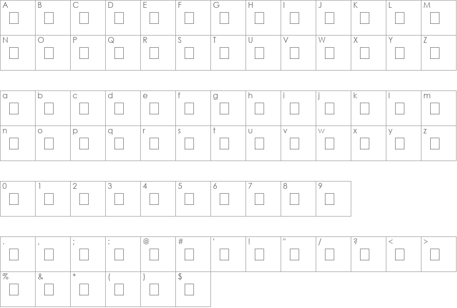 2Peas Blocks - Soccer font character map preview