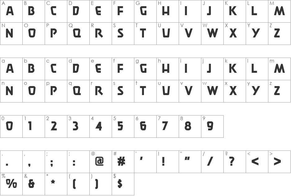 Burger Doodle NF Two font character map preview