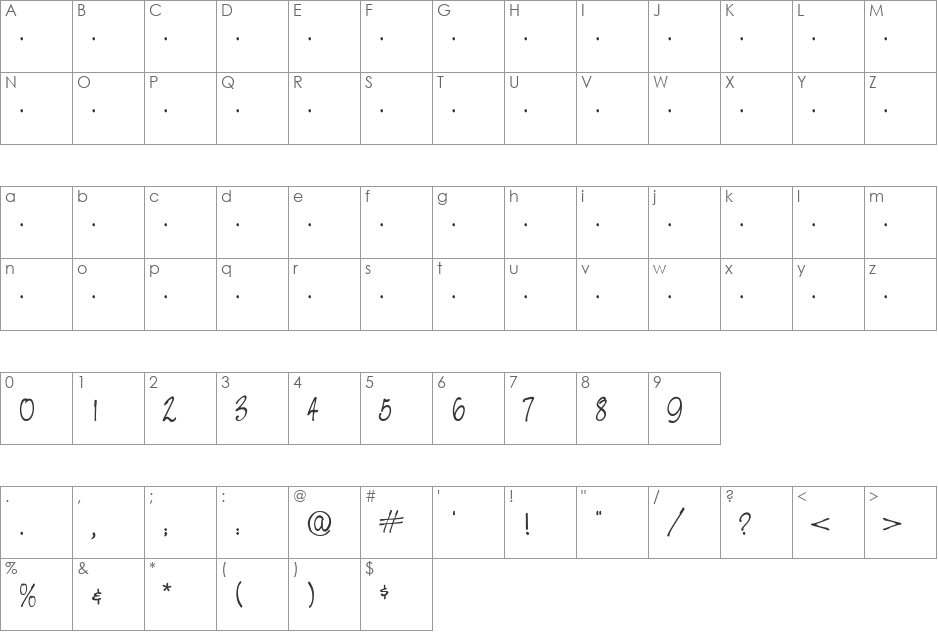 DOMOSED_vk__ font character map preview