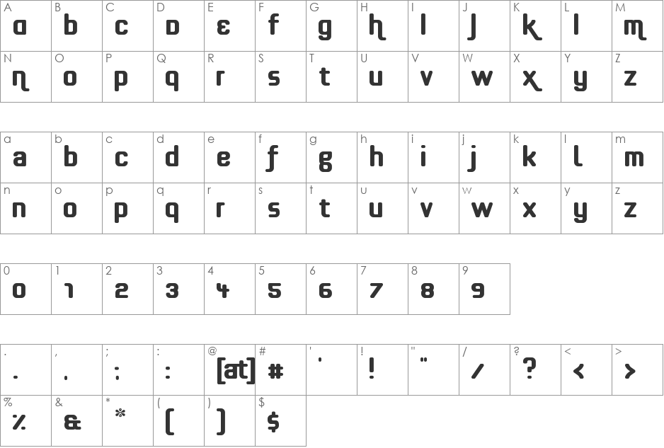 effortless font character map preview