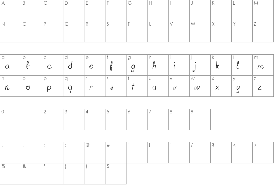 free fors-lab subscribers font character map preview