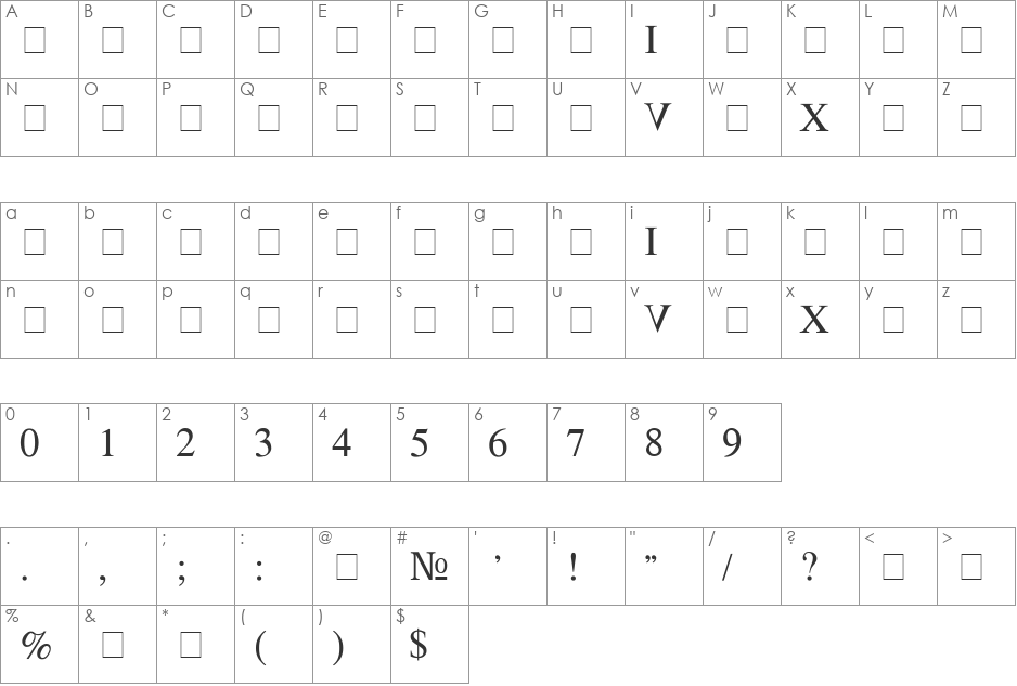 Geo Lortkipanidze font character map preview