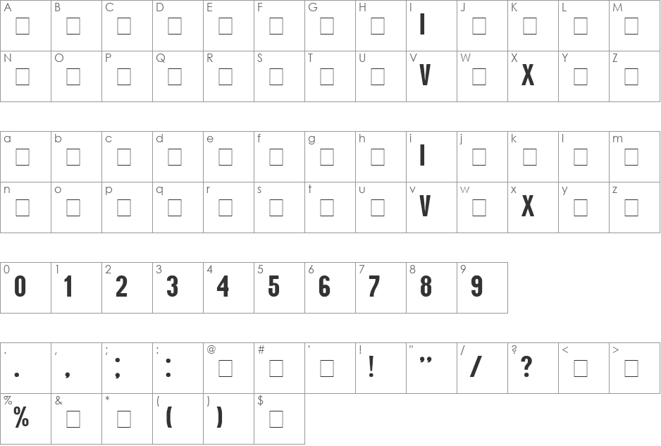 Geo Sakartveko font character map preview