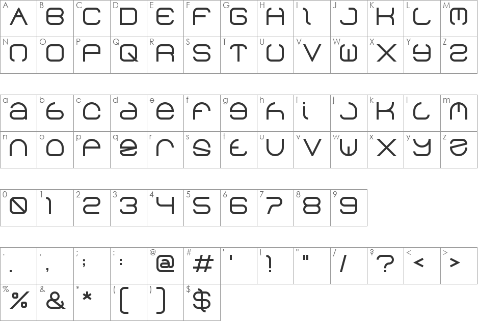 helen font character map preview