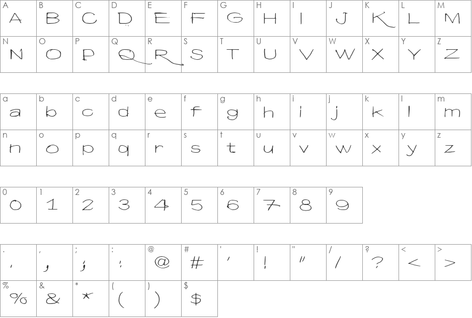 Hyv? voittaa pahan 6-0 font character map preview