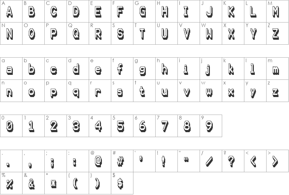 Karma Suture font character map preview