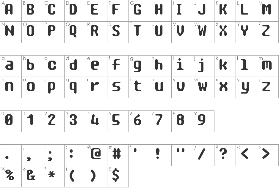 Laila Majnu font character map preview