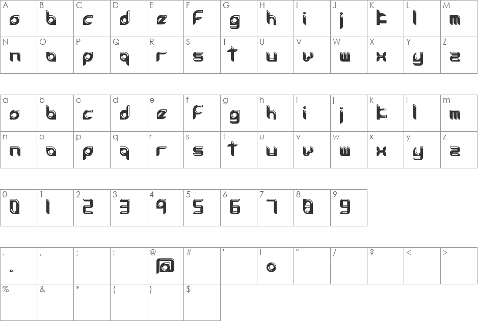 accessories soft font character map preview