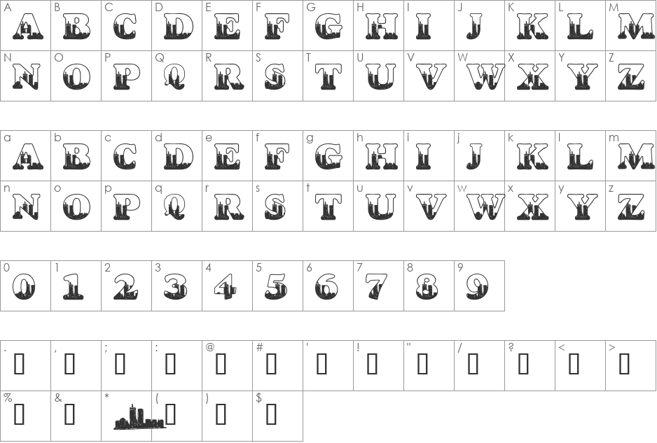 LMS September 11 2001 8:47 AM font character map preview
