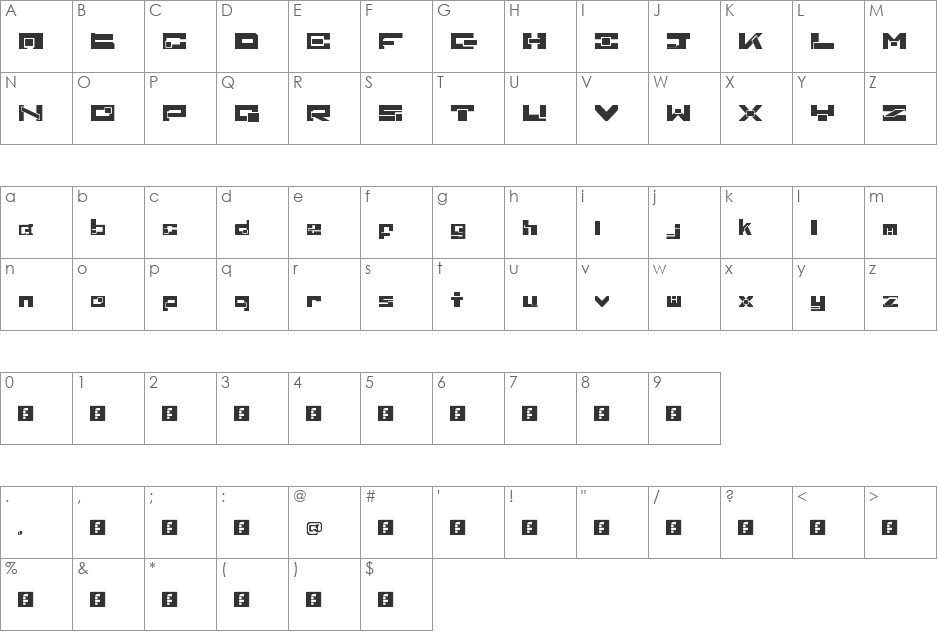 [email protected] font character map preview