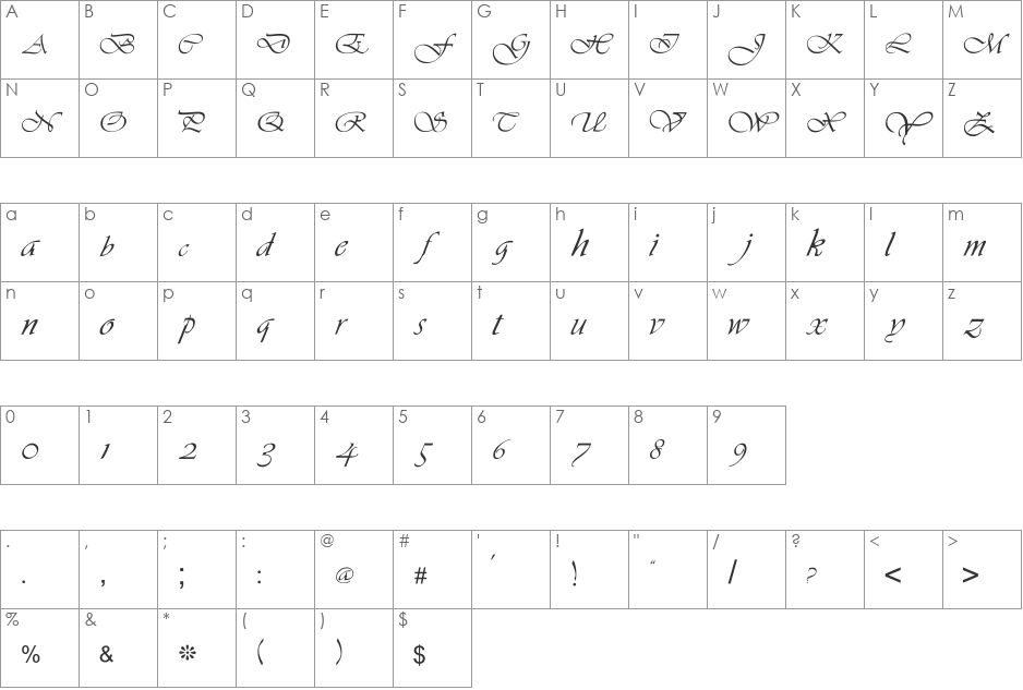 Mangrio_Aziz_Aftab_Talpur_Styli font character map preview