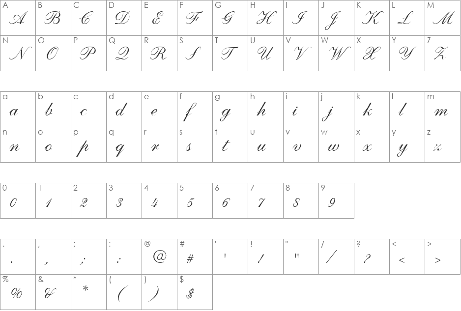 Azbuka03_D font character map preview