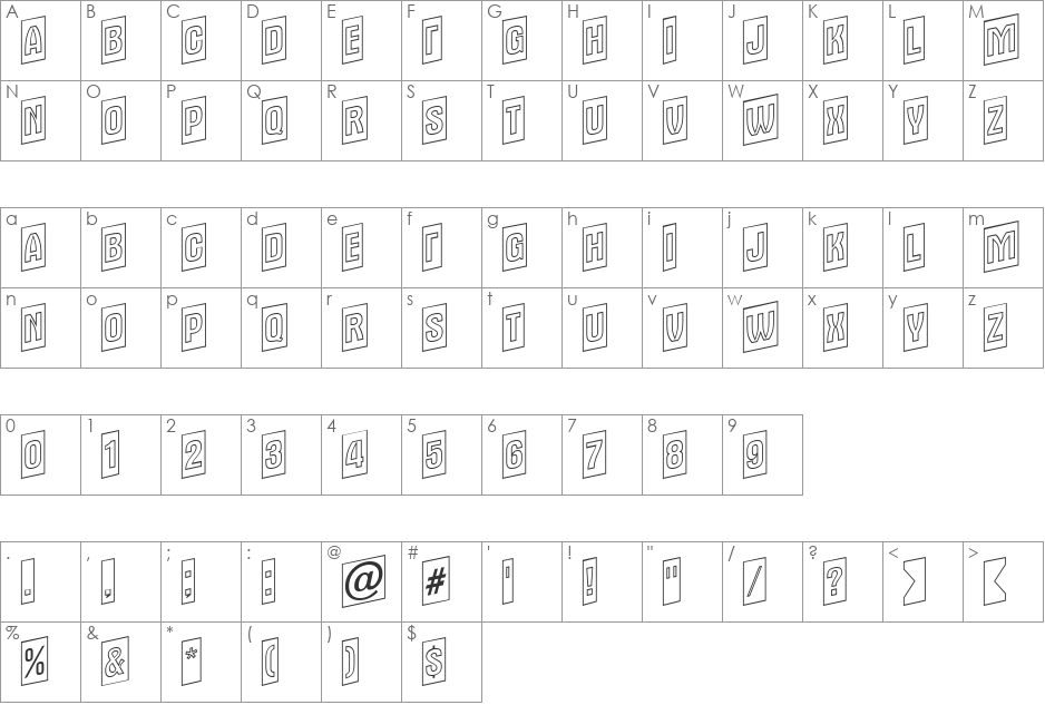 a_AlternaTitulCmUpOtl font character map preview