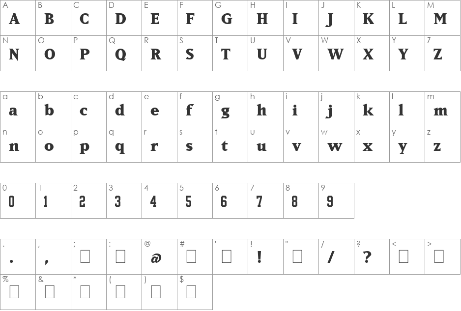 NCAA ECU Pirates font character map preview