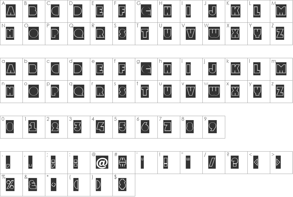 a_GrotoCmGr font character map preview