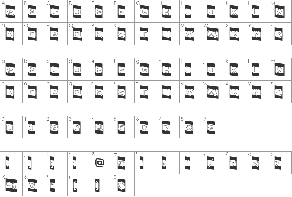 a_LineaSansCmB&WDn font character map preview