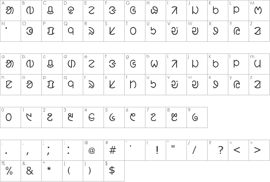 ol_ciki_royal(www.santalisong.org) font character map preview