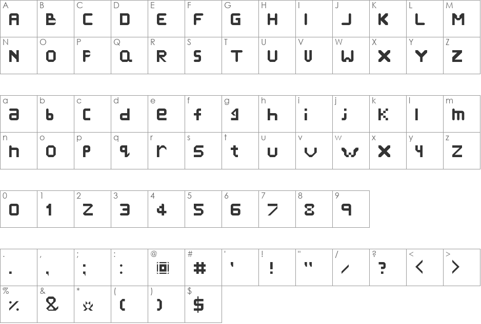 Opinion by callum wylie font character map preview