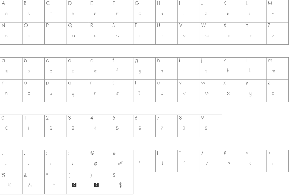 Opinion making oracy font character map preview