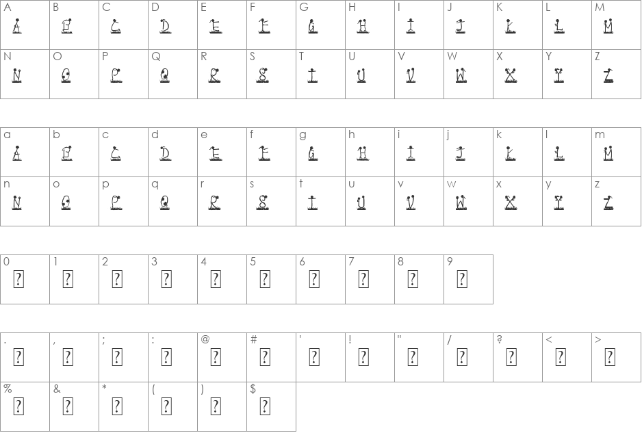 Pappu pass ho gaya font character map preview