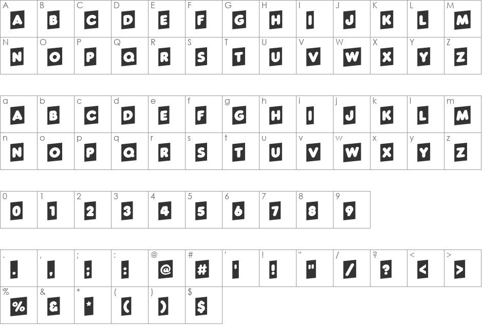 a_RunderCmUp font character map preview
