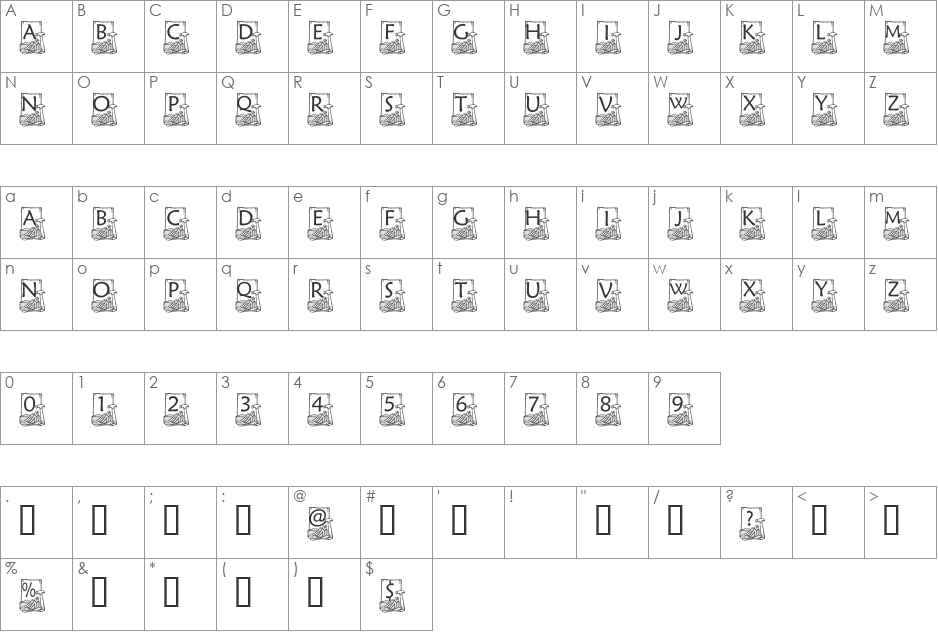 pf_toolbox1 font character map preview