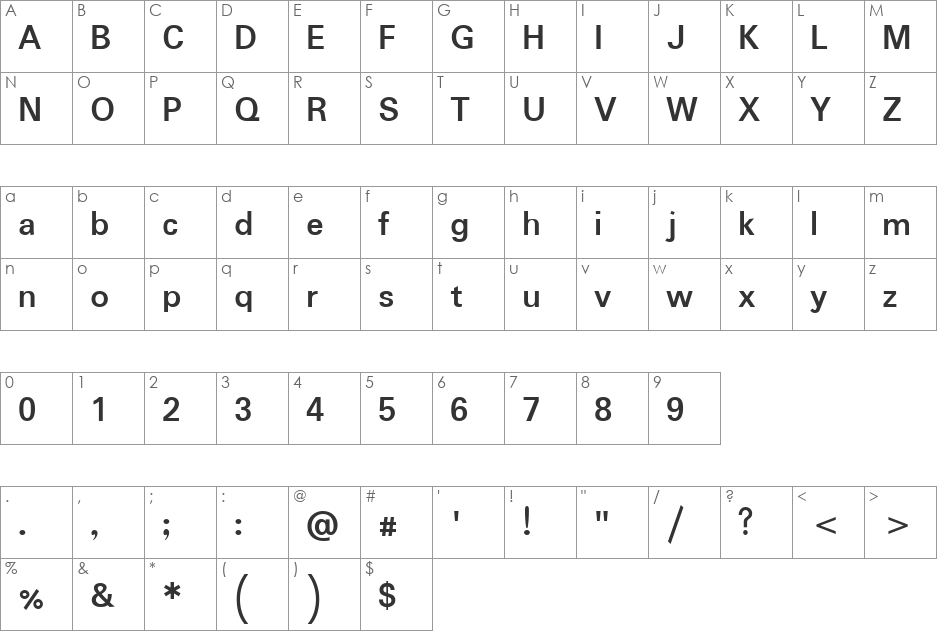 ပိတောက် font character map preview