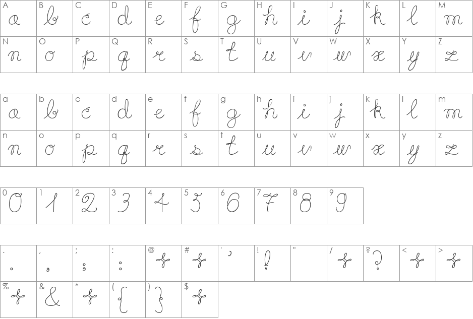 Playdate font character map preview