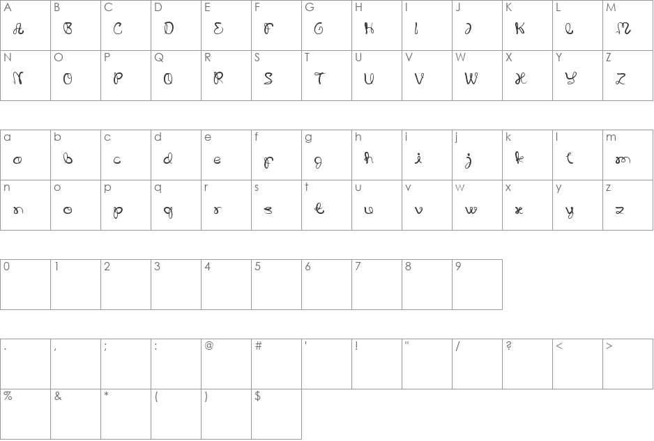 SAVIOR LIGHT OUR WAY font character map preview