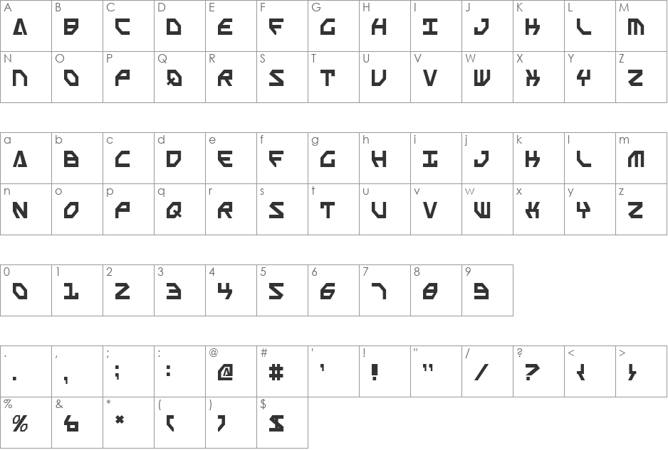Scarab Script Italic font character map preview