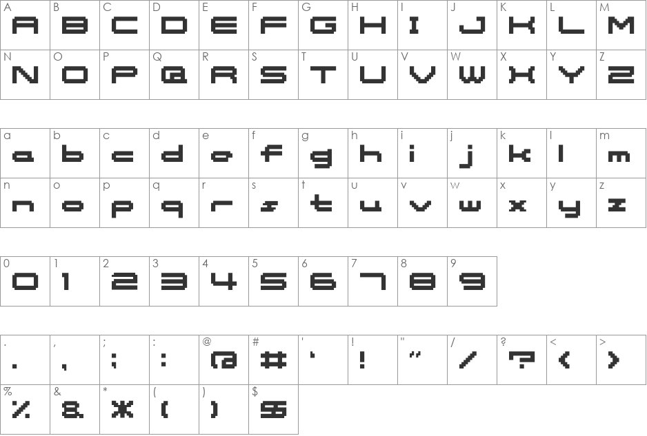 somybmp06_12 font character map preview