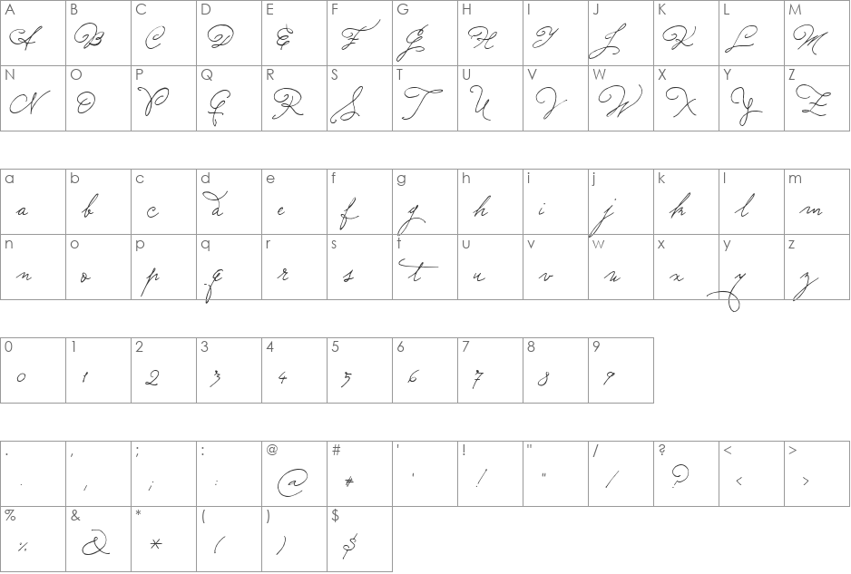 Sudestada font character map preview