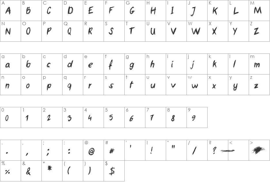 beer money font character map preview